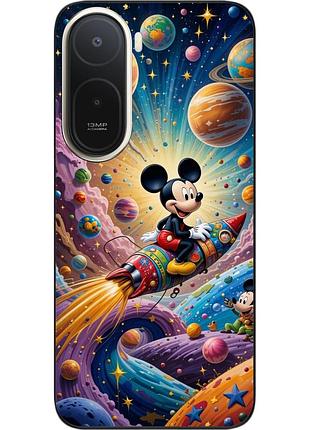 Чехол силиконовый epik для xiaomi redmi a7 pro с изображением космическое приключение микки мауса