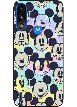 Силіконовий чохол бампер epik для motorola moto e7 power з картинкою мікі маус