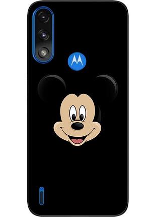 Силіконовий чохол epik для motorola moto e7 power з картинкою мікі