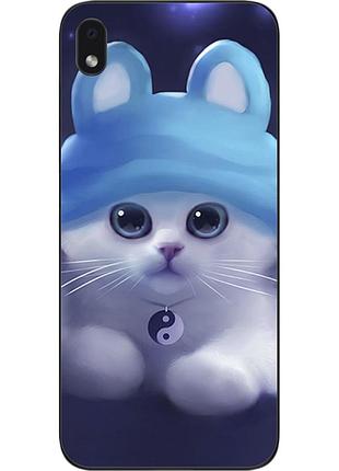 Бампер силіконовий чохол для samsung galaxy a01 core a013f з картинкою котик