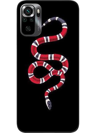 Силиконовый чехол epik для xiaomi poco m5s с картинкой змея