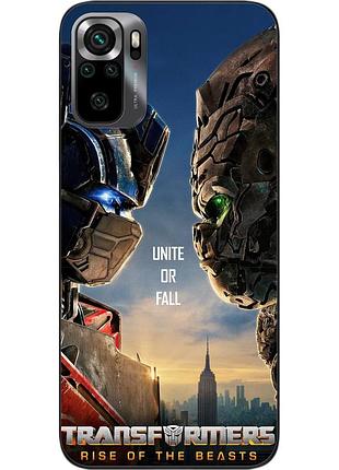Силиконовый чехол epik для xiaomi poco m5s с картинкой трансформеры звероботы