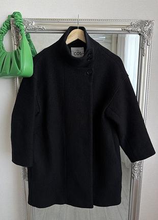 Cos funnel-neck boiled-wool coat 7