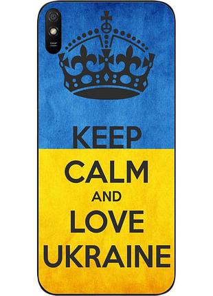 Силиконовый чехол epik для xiaomi redmi 9a с картинкой keep calm
