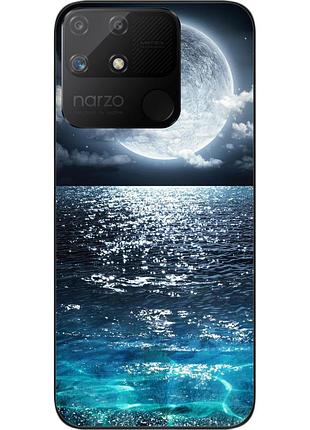 Чохол силіконовий epik для realme narzo 50a з картинкою місяць