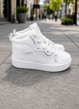 Высокие кроссовки skechers street los angeles 33, 34, 35 - стильная трендовая модель 4
