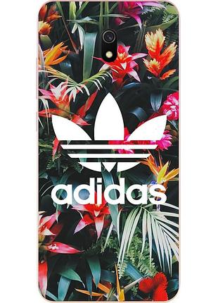 Силіконовий чохол для xiaomi redmi 8a з картинкою adidas