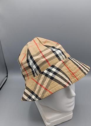 Аутентичная двухсторонняя панама burberry с узором novastart – стильный дизайнерский аксессуар размер 53см