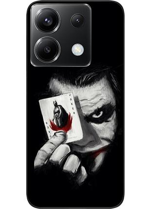 Силиконовый чехол epik для xiaomi poco x6 5g с картинкой джокер с картой