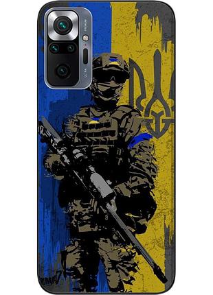 Силіконовий чохол epik для xiaomi redmi note 10 pro з картинкою зсу
