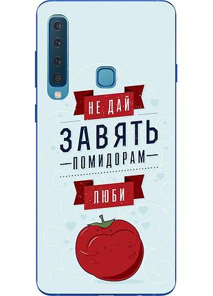 Силиконовый чехол с рисунком для samsung galaxy a9 2018 не дай завять помидорам