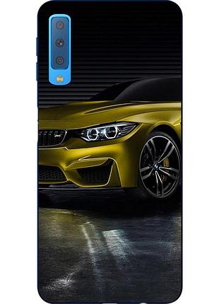 Силиконовый чехол с рисунком для samsung a750f galaxy a7 2018 bmw