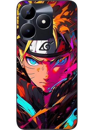 Силиконовый чехол epik для realme c51 с картинкой яркий наруто