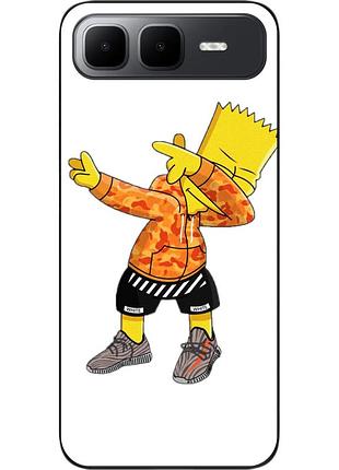 Силиконовый чехол epik для infinix smart 10 plus (x6725b) с принтом барт симсон