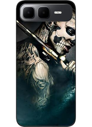 Бампер силиконовый чехол epik для infinix smart 10 plus (x6725b) с принтом воин