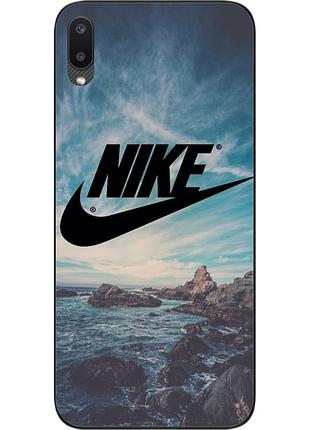 Силіконовий чохол для samsung a02 galaxy a022 з картинкою логотип nike