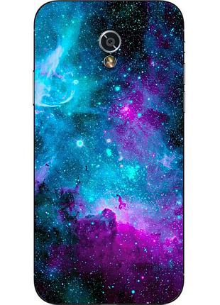 Чохол силіконовий для zte blade v7 з картинкою космос