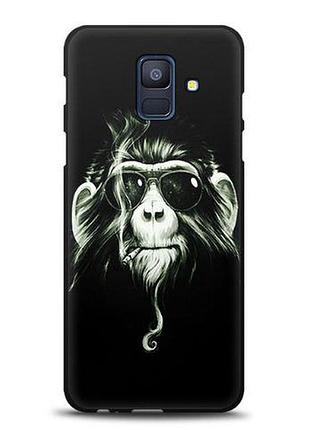 Силиконовый бампер чехол для samsung a600f galaxy a6-2018 с картинкой обезьяна