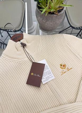 Кофта зіпка premium loro piana 4