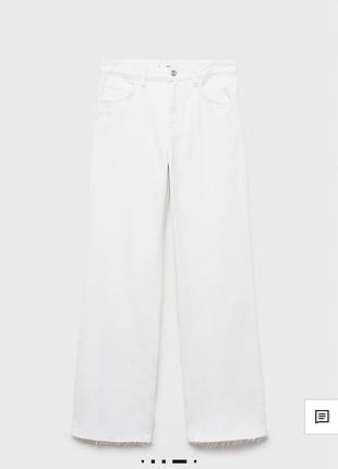 Джинсы mango,36,белые 5