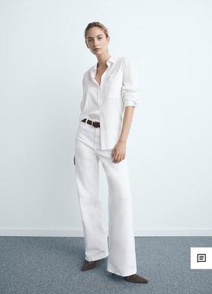 Джинсы mango,36,белые 2