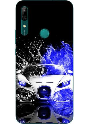 Силіконовий чохол бампер для huawei p smart z з картинкою машина
