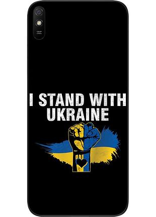 Силиконовый чехол epik для xiaomi redmi 9a с картинкой кулак