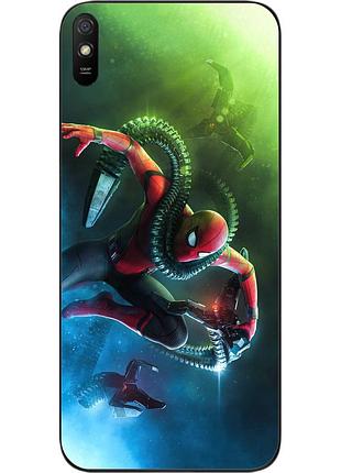 Силиконовый чехол epik для xiaomi redmi 9a с картинкой человек-паук