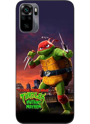 Силіконовий чохол epik для xiaomi redmi note 10s з картинкою черепашки-ніндзя рафаель