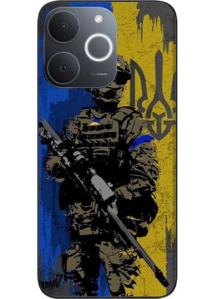 Силиконовый чехол epik для realme note 70 с принтом зсу