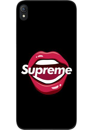 Силиконовый чехол для vivo y1s с картинкой губы supreme