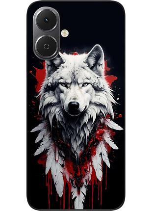 Чехол силиконовый epik для tecno spark go 2 (km4) с принтом белый охотник