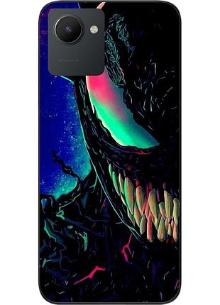 Силиконовый чехол epik для realme c30 с картинкой яркий веном