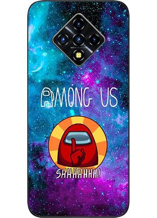 Силиконовый чехол с картинкой для infinix zero 8 among us найди меня