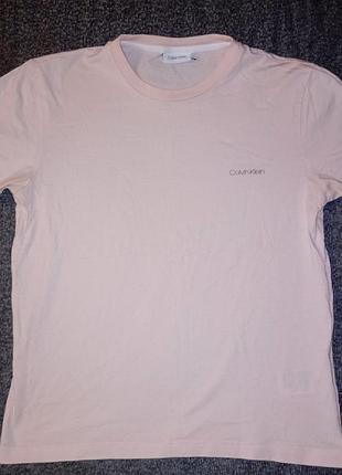 Рожева футболка calvin klein