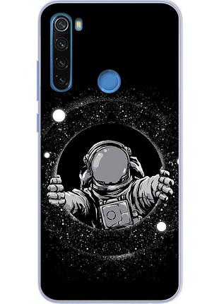 Силиконовый чехол с рисунком для xiaomi redmi note 8t обзор космонавта