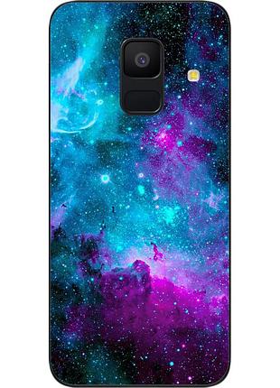 Чехол силиконовый для samsung a6 2018 galaxy a600f с картинкой космос