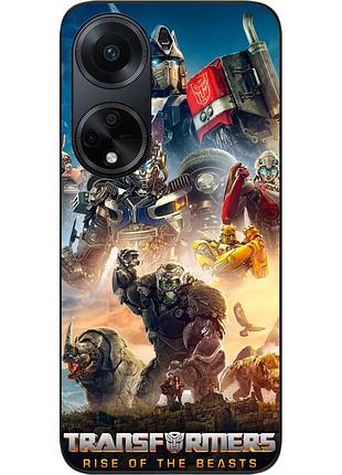Силиконовый чехол epik для oppo a98 с картинкой трансформеры