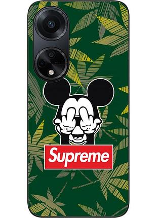 Оригинальный чехол epik для oppo a98 с картинкой микки supreme