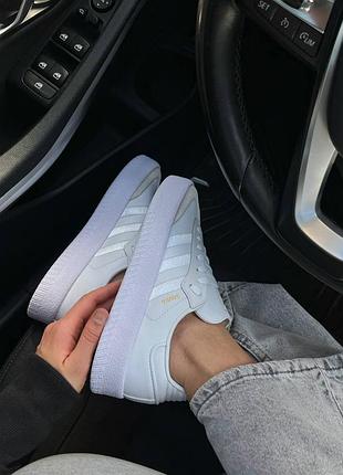Adidas samba white premium 3