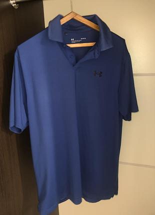 Поло under armour розмір l/xl синього кольору