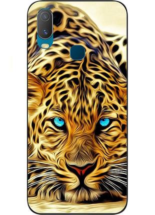 Силиконовый чехол с картинкой для vivo y11 гепард