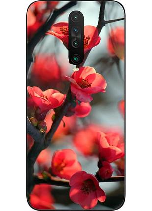Чохол силіконовий для xiaomi redmi k30 з картинкою сакура