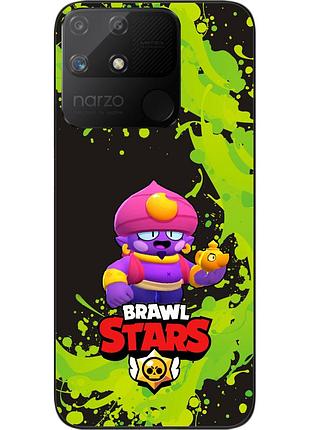 Чехол силиконовый epik для realme narzo 50a с картинкой бравл джин
