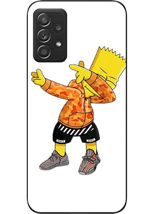 Силіконовий чохол для samsung a52 galaxy a525f з картинкою барт сімсона