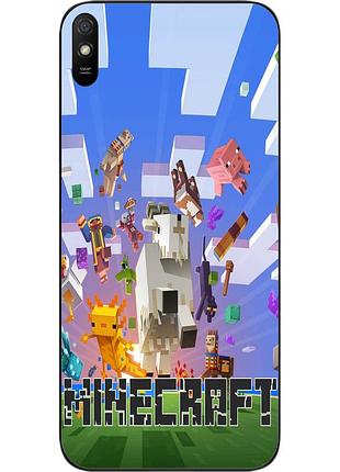 Оригінальний чохол epik для xiaomi redmi 9a з картинкою майнкрафт