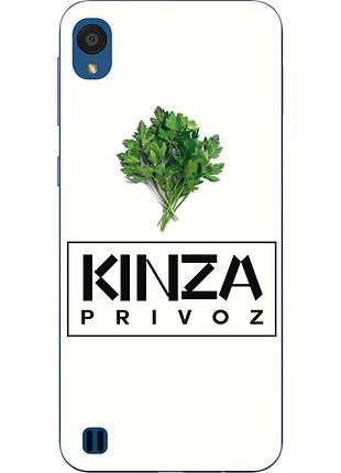 Антибрендовый силіконовий чохол для zte blade a5 2019 з картинкою kinza privoz