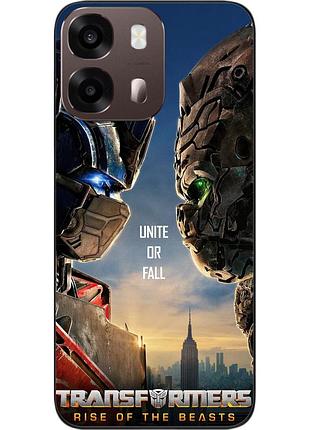 Силіконовий чохол epik для oppo a6s з принтом трансформери