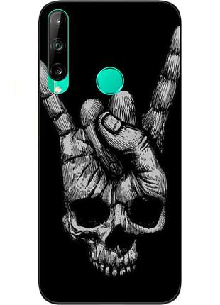 Бампер силіконовий для huawei p40 lite e з картинкою рука