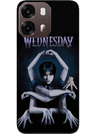 Чехол силиконовый epik для oppo a6s с принтом wednesday видение